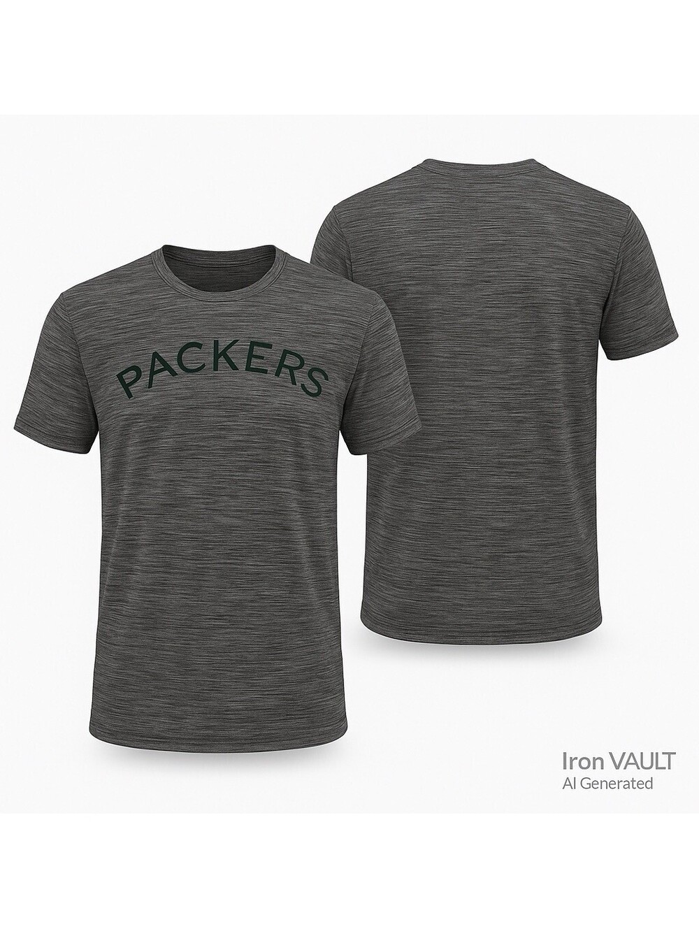 Green Bay Packers Nike Dri-FIT T-Shirt Men’s Medium NFL On Field Apparel Gray
